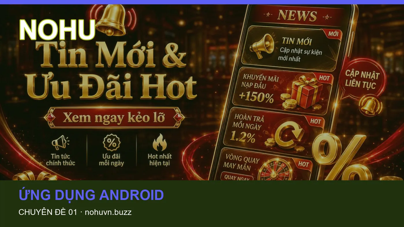 Trải nghiệm Ứng dụng Android trên điện thoại cùng cẩm nang NOHU